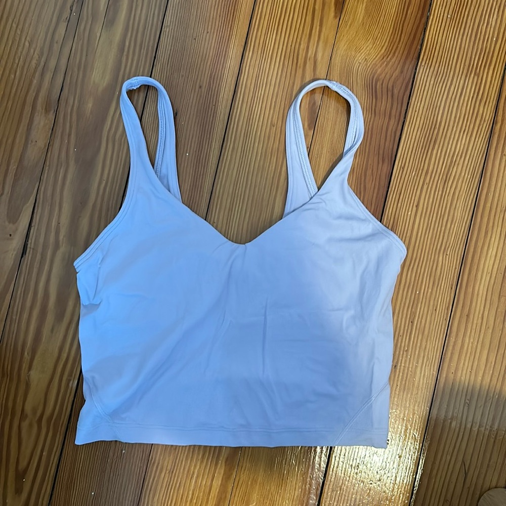 Lululemon align crop tank lilac size 6